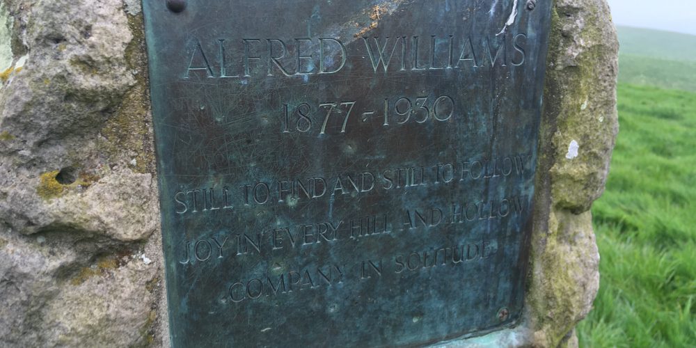 Alfred Williams memorial Burderop Stone 2022